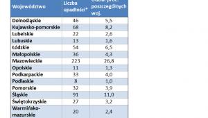 Co czwarta osoba pochodzi z Mazowsza, co jedenasta ze Śląska i Wielkopolski