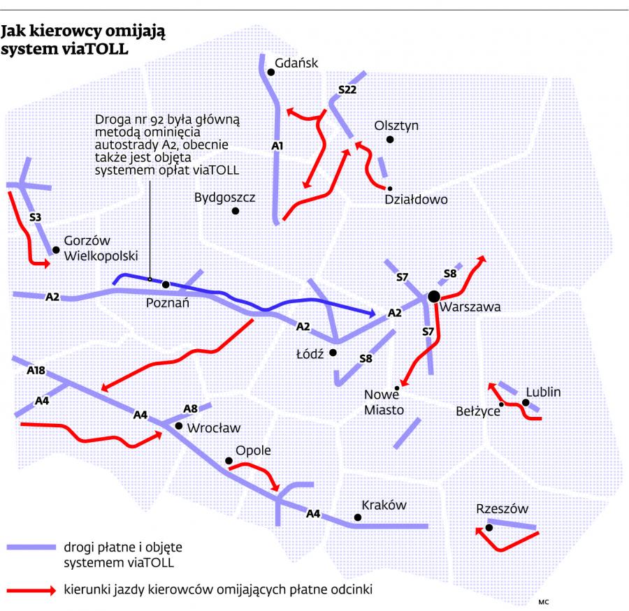 jak ominąć viatoll mapa Zobacz Ktoredy Kierowcy Tir Ow Omijaja System Viatoll Transport Gazeta Prawna Wiadomosci Podatki Prawo Biznes I Finanse jak ominąć viatoll mapa