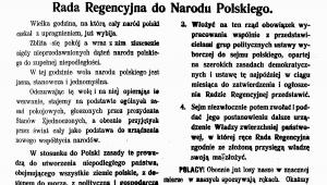 Ogłoszenie niepodległości