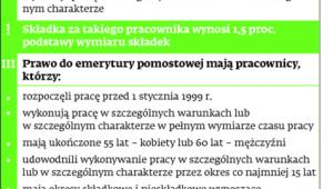 Zasady przyznawania emerytur pomostowych