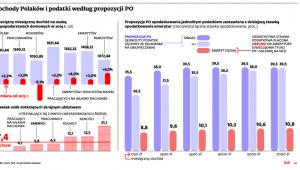 Dochody Polaków i podatki według propozycji PO