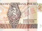 Ciął, opalał i sklejał dwustuzłotówki. Wyłudził w ten sposób 110 tys. zł