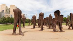 Agora by Magdalena Abakanowicz, Chicago