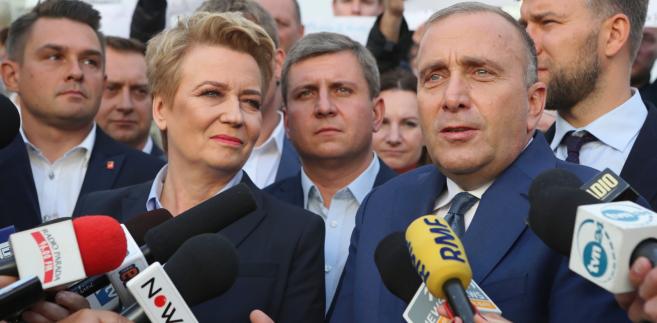 Grzegorz Schetyna i Hanna Zdanowska